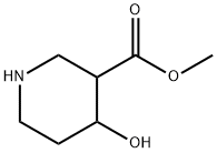 4-HYDROXY-PIPERIDINE-3-CARBOXYLIC ACID METHYL ESTER Struktur