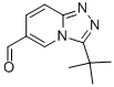 3-TERT-BUTYL-[1,2,4]TRIAZOLO[4,3-A]PYRIDINE-6-CARBALDEHYDE 化学構造式