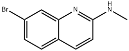 7-溴-N-甲基喹啉-2-胺,959992-71-3,结构式