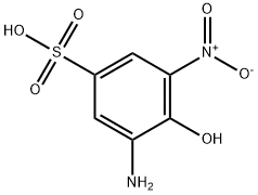 6-硝基-2-氨基苯酚-4-磺酸,96-93-5,结构式