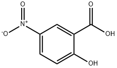 5-硝基水杨酸, 96-97-9, 结构式