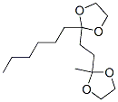 2-Hexyl-2'-methyl[2,2'-ethylenebis(1,3-dioxolane)] Structure