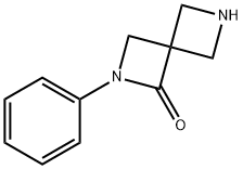 2-フェニル-2,6-ジアザスピロ[3.3]ヘプタン-1-オン 化学構造式