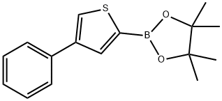 4,4,5,5-TetraMethyl-2-(4-phenyl-thiophen-2-yl)-[1,3,2]dioxaborolane 化学構造式