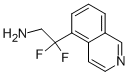 2,2-DIFLUORO-2-(ISOQUINOLIN-5-YL)ETHANAMINE 化学構造式