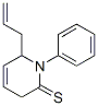 2(1H)-Pyridinethione,  3,6-dihydro-1-phenyl-6-(2-propen-1-yl)- 化学構造式