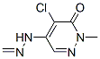 Formaldehyde,  (5-chloro-1,6-dihydro-1-methyl-6-oxo-4-pyridazinyl)hydrazone  (9CI) Struktur