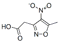3-Isoxazoleacetic  acid,  5-methyl-4-nitro- 化学構造式
