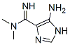 1H-Imidazole-4-carboximidamide,  5-amino-N,N-dimethyl- 化学構造式