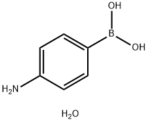 4-Aminophenylboronic acid hydrate 化学構造式