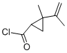 Cyclopropanecarbonyl chloride, 2-methyl-2-(1-methylethenyl)- (9CI) 结构式