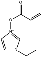 1H-Imidazolium,  1-ethyl-3-[(1-oxo-2-propen-1-yl)oxy]- 化学構造式