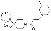 1-[3-(dipropylamino)propanoyl]-4-phenyl-piperidine-4-carbaldehyde Structure