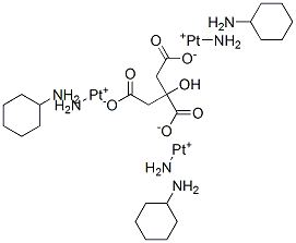 1,2-diaminocyclohexaneplatinum II citrate Structure