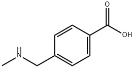 4-[(Methylamino)methyl]benzoic acid Struktur