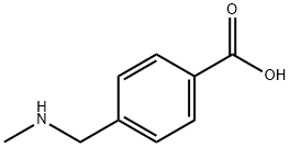 4-[(メチルアミノ)メチル]安息香酸 HYDROCHLORIDE 化学構造式