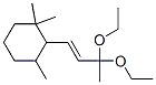 2-(3,3-diethoxybuten-1-yl)-1,1,3-trimethylcyclohexane,96097-20-0,结构式