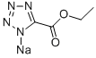 1H-四唑-5-羧酸乙酯钠盐,96107-94-7,结构式