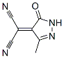 Propanedinitrile,  (1,5-dihydro-3-methyl-5-oxo-4H-pyrazol-4-ylidene)-  (9CI) 结构式