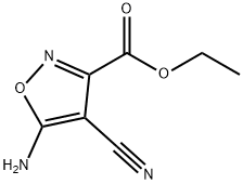 5-氨基-4-氰基-3-异恶唑甲酸乙酯, 96129-39-4, 结构式