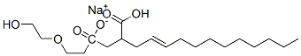 sodium 4-[2-(2-hydroxyethoxy)ethyl] 2-dodecenylsuccinate ,96152-32-8,结构式