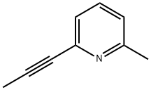 Pyridine, 2-methyl-6-(1-propynyl)- (9CI) 化学構造式