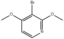 3-BroMo-2,4-diMethoxy-pyridine Struktur