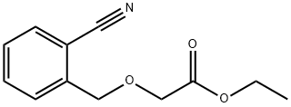 Acetic acid, 2-[(2-cyanophenyl)Methoxy]-, ethyl ester Struktur