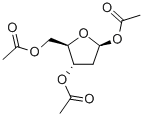 1,3,5-Tri-O-acetyl-2-deoxy-beta-D-erythro-pentofuranose 化学構造式