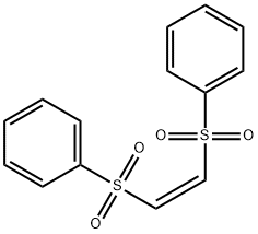 顺-1,2-双(苯基磺酰基)乙烯,963-15-5,结构式