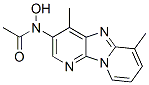 3-N-acetylhydroxyamino-4,6-dimethyldipyrido(1,2-a-3',2'-d)imidazole Structure