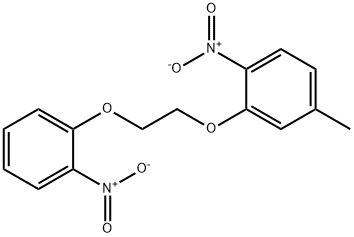 4-METHYL-1-NITRO-2-[2-(2-NITROPHENOXY)ETHOXY]-BENZENE 化学構造式