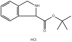 叔丁基2,3-二氢-1H-异吲哚-1-甲酸酯盐酸盐, 96325-07-4, 结构式