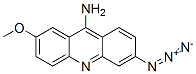 9-amino-3-azido-7-methoxyacridine 结构式