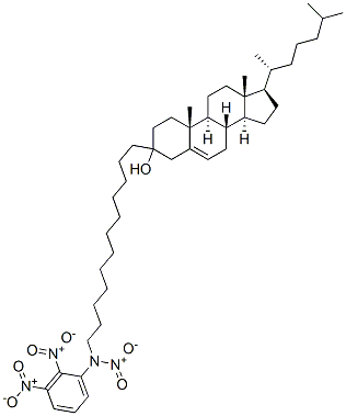 trinitrophenylaminolauryl cholesterol Structure