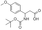 3-N-Boc-Amino-3-(4-methoxyphenyl)propionic acid|3-(Boc-氨基)-3-(4-甲氧基苯基)丙酸