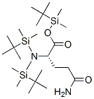 L-Glutamine, N,N2-bis(tert-butyldimethylsilyl)-, tert-butyldimethylsil yl ester Structure