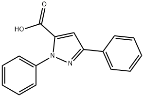 2,5-二(苯基)-3-吡唑羧酸,964-42-1,结构式