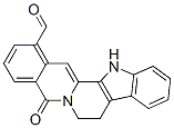 5,7,8,13-Tetrahydro-5-oxobenz[g]indolo[2,3-a]quinolizine-1-carbaldehyde Structure