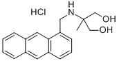 1,3-Propanediol, 2-((1-anthracenylmethyl)amino)-2-methyl-, hydrochlori de,96404-62-5,结构式