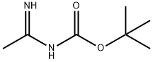 Carbamic acid, (1-iminoethyl)-, 1,1-dimethylethyl ester (9CI) Structure