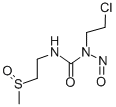 N'-(2-chloroethyl)-N-(2-(methylsulfinyl)ethyl)-N'-nitrosourea Structure