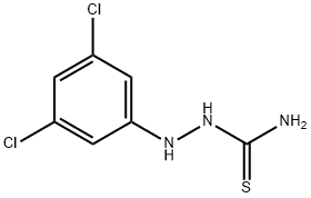 4-(3,5-ジクロロフェニル)チオセミカルバジド 化学構造式