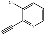 Pyridine, 3-chloro-2-ethynyl- (9CI) Structure
