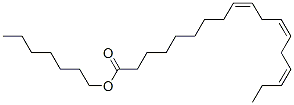 heptyl (9Z,12Z,15Z)-9,12,15-octadecatrienoate Structure