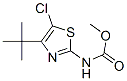 Carbamic  acid,  [5-chloro-4-(1,1-dimethylethyl)-2-thiazolyl]-,  methyl  ester  (9CI),96512-30-0,结构式