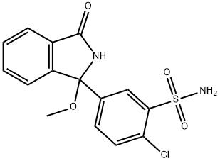 O-Methyl Chlorthalidone 化学構造式
