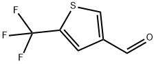 5-TrifluoroMethyl-thiophene-3-carbaldehyde 结构式
