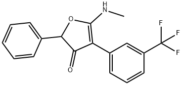 呋草酮 结构式