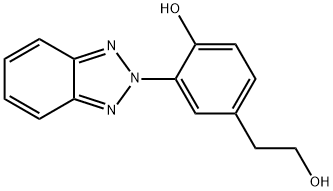 3-(2H-苯并三唑-2-基)-4-羟基苯乙醇,96549-95-0,结构式